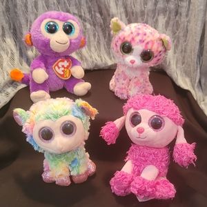 Ty Beanie Boo Lot Of Four